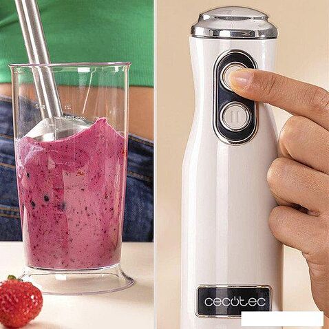 Погружной блендер Cecotec Power RetroBeige 1200MAX Cream&Crush