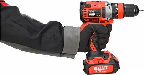 Ударная дрель-шуруповерт Brait BCDI20-2PUMBL PRO (с 1-м АКБ, кейс)