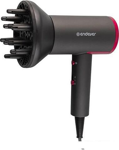 Фен Endever Aurora-479 (серый/розовый)