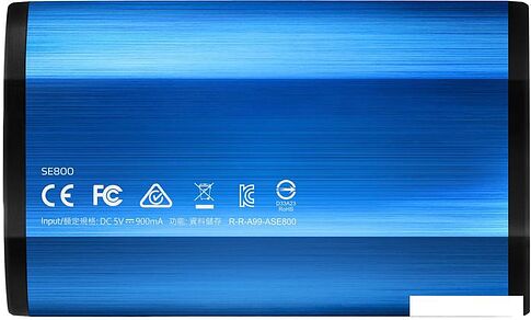 Внешний накопитель A-Data SE800 ASE800-512GU32G2-CBL 512GB (синий)