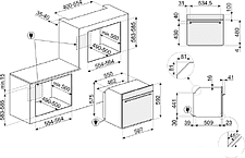 Электрический духовой шкаф Smeg SOP6301S2X