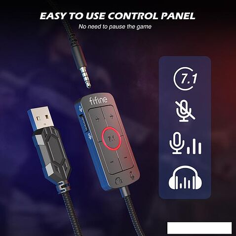 Наушники FIFINE H9 (черный)