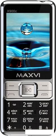 Кнопочный телефон Maxvi X900c (черный)