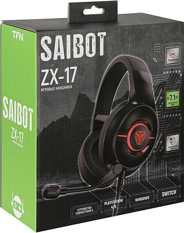 Наушники TFN Saibot ZX-17 (черный)