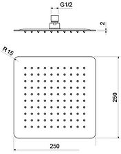 Душевая лейка Aquatek AQ2072MB