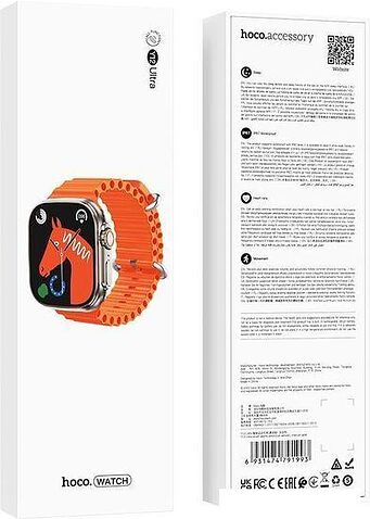 Умные часы Hoco Y12 Ultra (титановое золото)