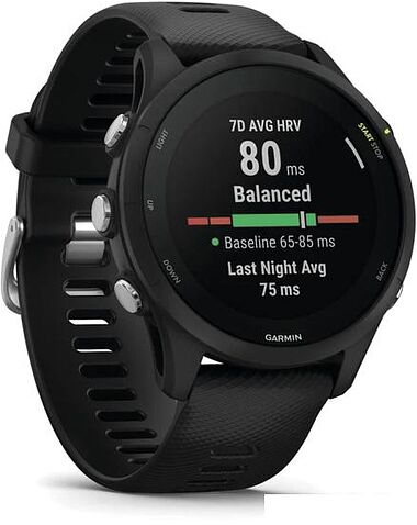 Умные часы Garmin Forerunner 255 Music 46 мм (черный)