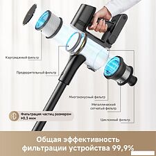 Пылесос Dreame Cordless Vacuum Cleaner R10s Pro VZV23A (евровилка, черный) Пылесос Dreame Cordless Vacuum Cleaner R10s Pro VZV23A (евровилка, черный)