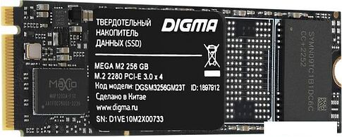 SSD Digma Mega M2 256GB DGSM3256GM23T