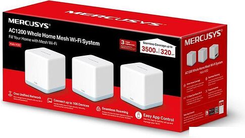 Wi-Fi система Mercusys Halo H30 (3 шт)