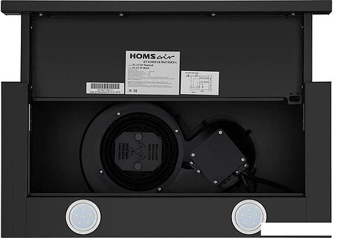 Кухонная вытяжка HOMSair Flat 60 (черный)