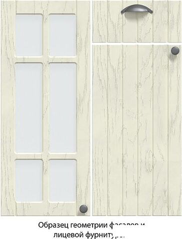 Готовая кухня Интерлиния Берес 2.5А (дуб английский/бискайская сосна)