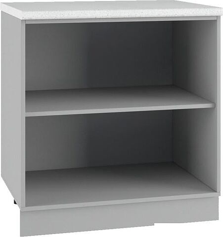 Шкаф напольный ДСВ Тренто С 800 (серый/серый)