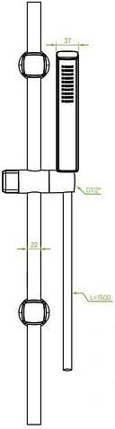 Душевой гарнитур Laveo Pola NAP 81A1
