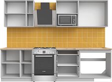 Готовая кухня Arvento АНТА-плюс 2.2м (белый)