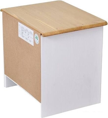 Тумба Диприз Хаба Д 1412.1 (белый воск/антик)