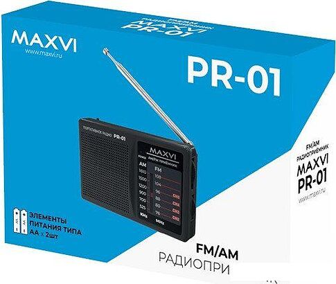 Радиоприемник Maxvi PR-01 (серый)
