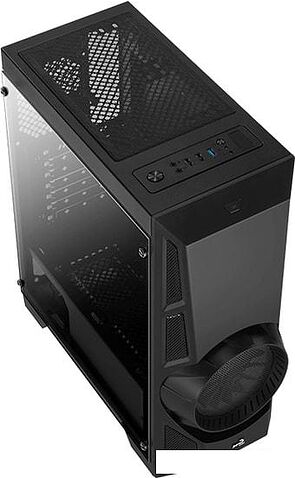 Корпус AeroCool AeroEngine RGB Tempered Glass RGB-G-BK-v2