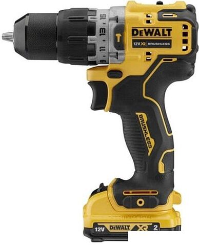Ударная дрель-шуруповерт DeWalt DCD706D2-QW (с 2-мя АКБ, кейс)