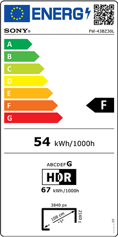 Информационная панель Sony Bravia FW-43BZ30L