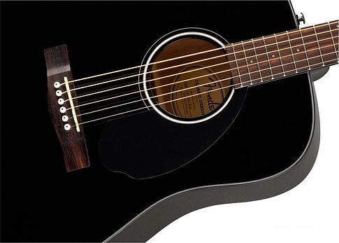 Акустическая гитара Fender CD-60S (черный)