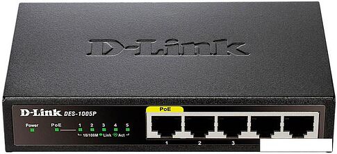 Коммутатор D-Link DES-1005P/A1A