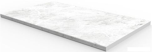 Готовая кухня Интермебель Бостон-7 2.2 (акация белая/акация белая/мрамор лацио белый)