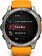 Умные часы Garmin Fenix 8 Sapphire 51мм (титановый, оранжевый силиконовый ремешок)