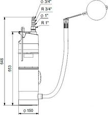 Насос Grundfos SBA 3-45 AW