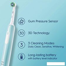 Комплект зубных щеток Oral-B Pro Series 1 D305.523.3H (2 шт, черный/бирюзовый) Комплект зубных щеток Oral-B Pro Series 1 D305.523.3H (2 шт, черный/бирюзовый)