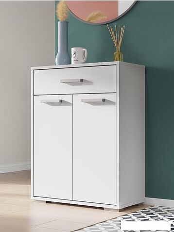 Тумба Стендмебель Лоренцо (белый/белый)