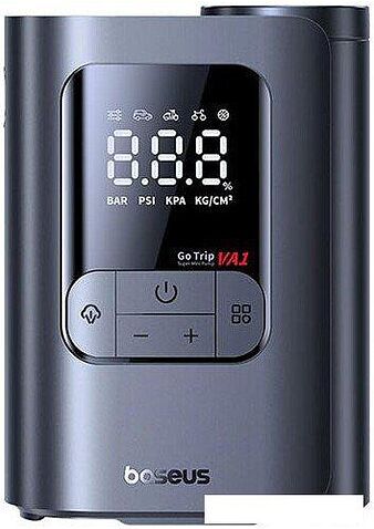 Автомобильный компрессор Baseus GoTrip VA1 Super Mini Wireless Inflator 19-Cylinder Cosmic Black C0119501