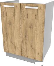 Шкаф напольный Интерлиния Компо НШ60м-2дв (дуб золотой)