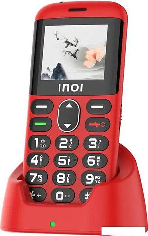 Телефон Inoi 148 Senior 4G (красный)
