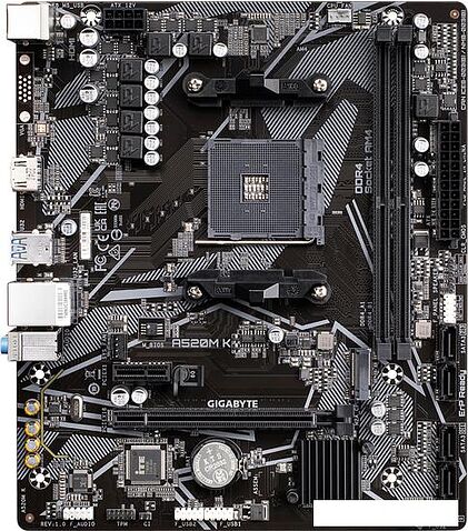 Материнская плата Gigabyte A520M K (rev. 1.0)