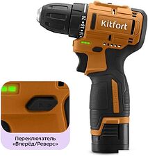 Дрель-шуруповерт Kitfort KT-6504 (с 1-им АКБ)