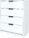 Комод Интерлиния Концепт КТ-К80 (белый платинум/белый платинум)