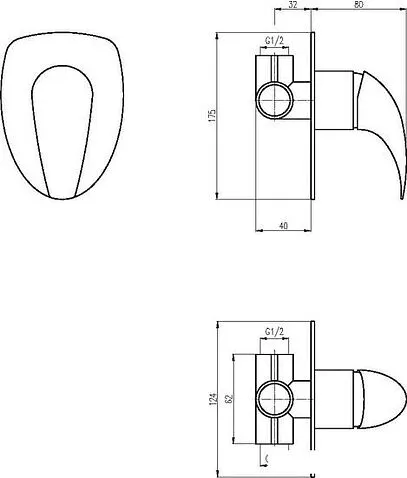 Душевая система  Deante Ultra 001
