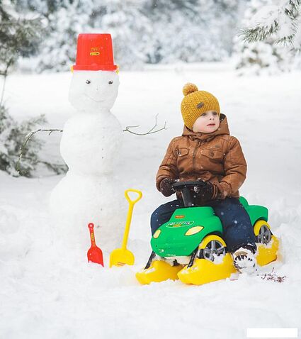 Каталка Полесье Снегоход Полиция со звуковым сигналом [44587]