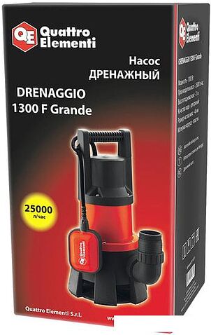 Дренажный насос Quattro Elementi Drenaggio 1300 F Grande