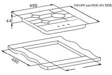 Варочная панель Weissgauff HGG 451 XFH