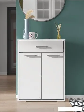 Тумба Стендмебель Лоренцо (белый/белый)