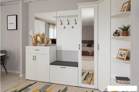 Тумба Империал Лацио 2д 1ящ (белое дерево/ручка бронза)