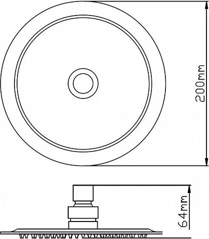 Душевая лейка Potato P103-206