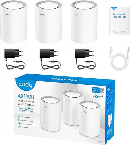 Wi-Fi система Cudy M1800 2.0 (3-Pack)