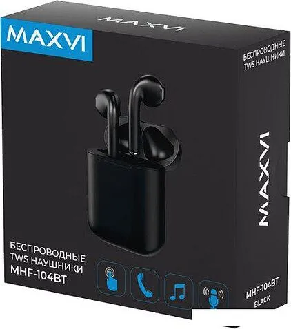 Наушники Maxvi MHF-104BT (черный)