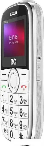Кнопочный телефон BQ BQ-1867 Blues (белый)