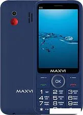 Кнопочный телефон Maxvi B35 (синий)