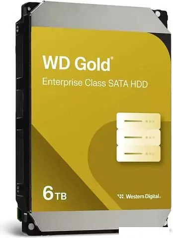 Жесткий диск WD Gold 6TB WD6004FRYZ
