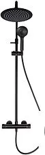 Душевая система Rubineta Olo BK + Thermo-15 BK 625038
